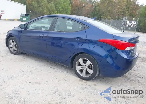 2013 Hyundai Elantra Gls/Limited из США, поврежденный, VIN KMHDH4AE0DU531219